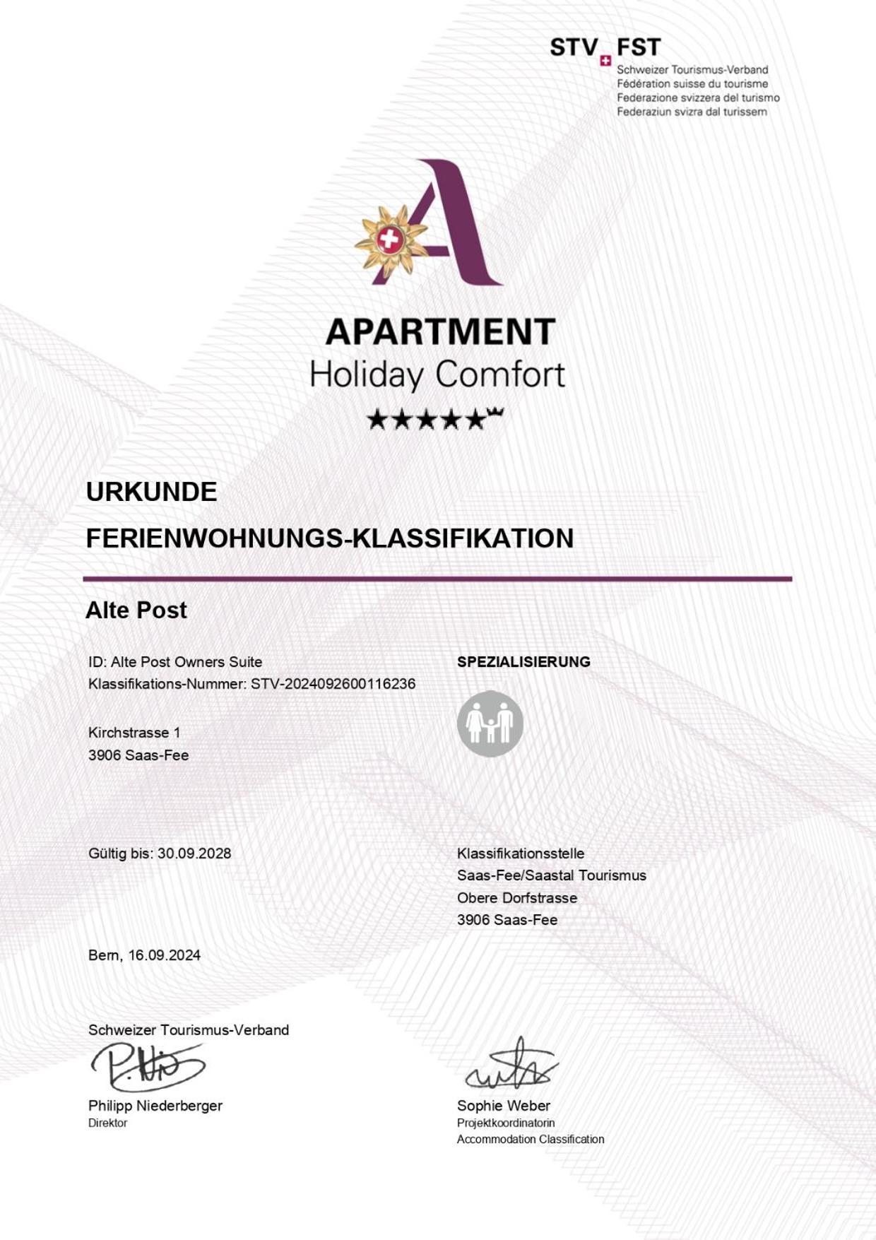Alte Post Saas-Fee Apartment ภายนอก รูปภาพ